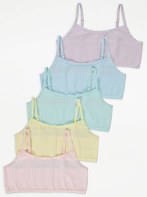 Pastel Crop Tops 5 Pack