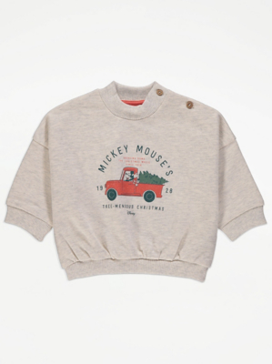 Disney Mickey Mouse Stone Christmas Sweatshirt