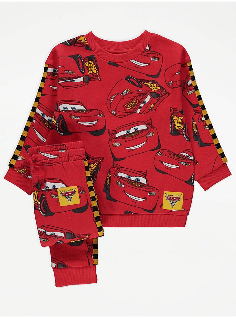 Disney Cars Lightning McQueen Sweatshirt and Joggers Outfit | Kids ...