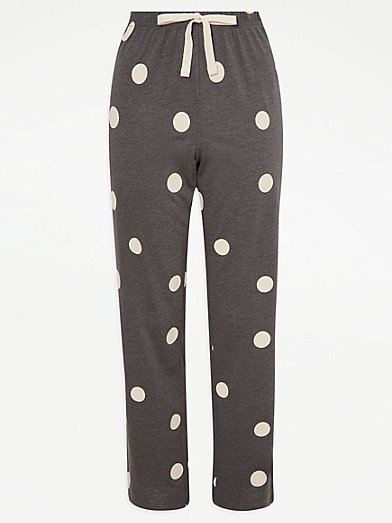 Grey Loungewear Pyjama Bottoms, Women