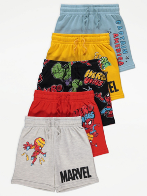 Lot De 2 Shorts Marvel Black Panther - Garçon 11-12 Ans - Jersey Tricot