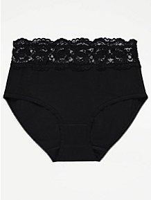 Ex-Chain Store Cotton or-and Microfibre High-Leg Brief Knickers 7 Pack –  Worsley_wear