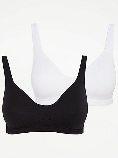Nude Non-Wired Padded T-Shirt Bras 2 Pack