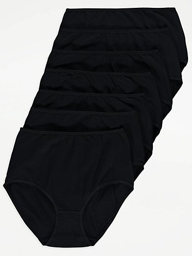 MENS 100% COTTON Black F&F Tesco Underwear Briefs Slips Pants Size L Large  36 £1.49 - PicClick UK