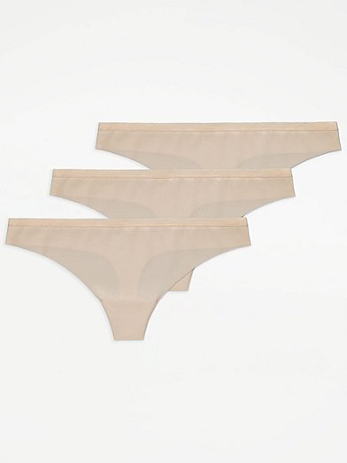 Nude Thongs 5 Pack, Lingerie