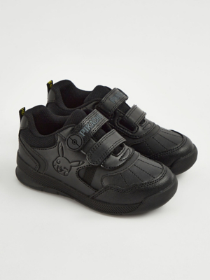 Pokémon Black Twin Strap School Shoes School at ASDA