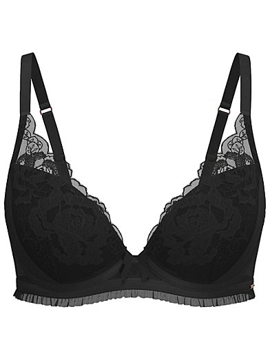 Entice White Lemon Embroidered Plunge Bra, Sale & Offers