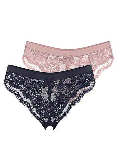 Patterned High Leg Knickers 5 Pack, Lingerie