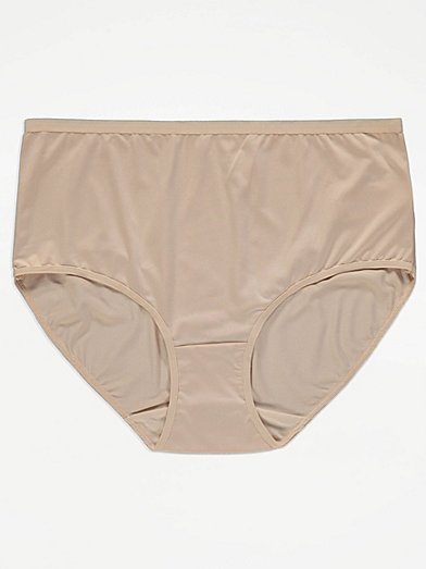 Nude Midi Knickers 5 Pack, Lingerie