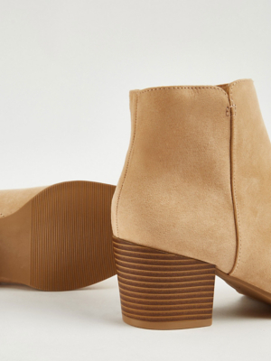 Neutral Western Ankle Boots