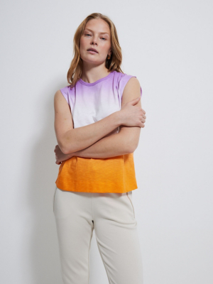 Tie Dye Flecked Vest Top Women at ASDA