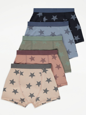 Star Trunks 5 Pack | Kids | George at ASDA