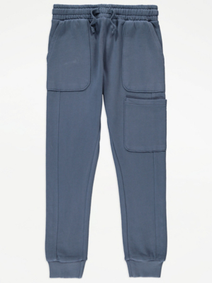Blue Washed Cargo Joggers | Kids | George at ASDA