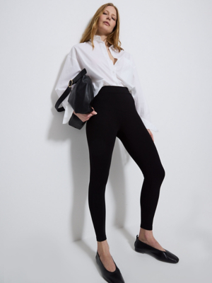 Black Ponte Medium Control Leggings Women at ASDA