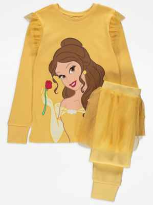 Disney Belle Long Sleeve Tutu Pyjamas | Kids | George at ASDA