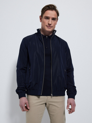 Navy Harrington Lightweight Jacket Men at ASDA