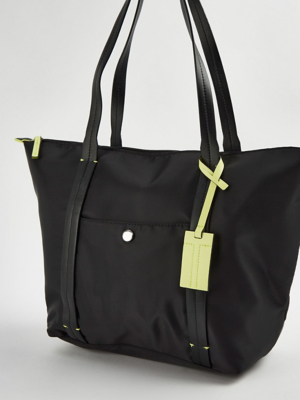 Black Folding Tote Bag Women at ASDA
