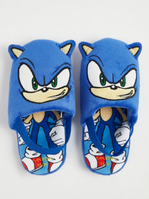 Sonic The Hedgehog Blue Mule Slippers