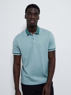 asda bottle green polo shirts