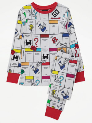 Monopoly Long Sleeve Pyjamas | Kids | George at ASDA