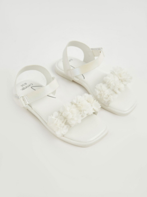 asda george white sandals