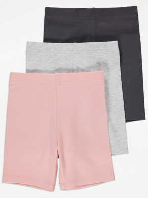 Cycling Shorts 3 Pack Kids at ASDA