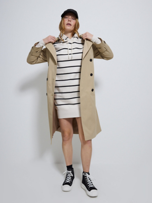 Ivory Striped Sweater Dress | Women | George at ASDA
