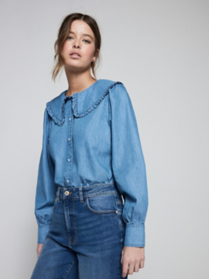 asda denim top
