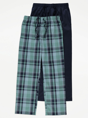 Short Pyjamas Asda Mens Pyjamas Bottoms Assorted Checked Lounge