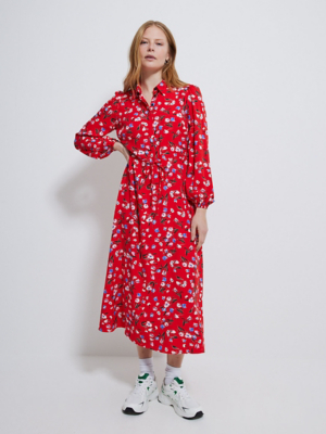 asda floral midi dress