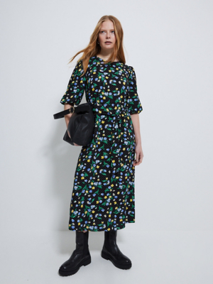 asda floral midi dress