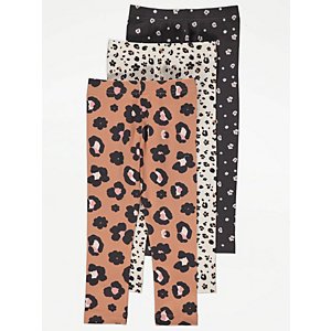 H&M Jersey Leggings - Beige/animals - Kids  Pink leggings, Beige leggings,  Soft leggings