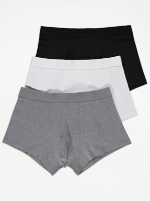Hipster Trunks 3 Pack Men at ASDA