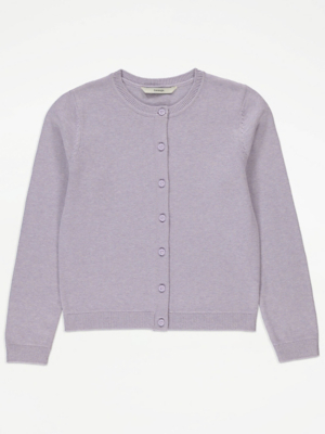 Light Blue Heart Button Up Cardigan | Kids | George at ASDA