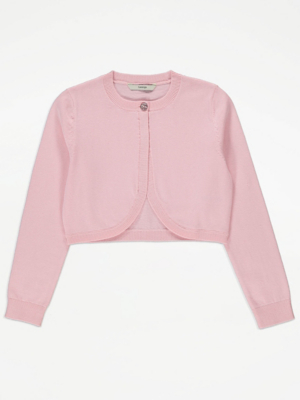 Pink Shrug Cardigan Kids at ASDA