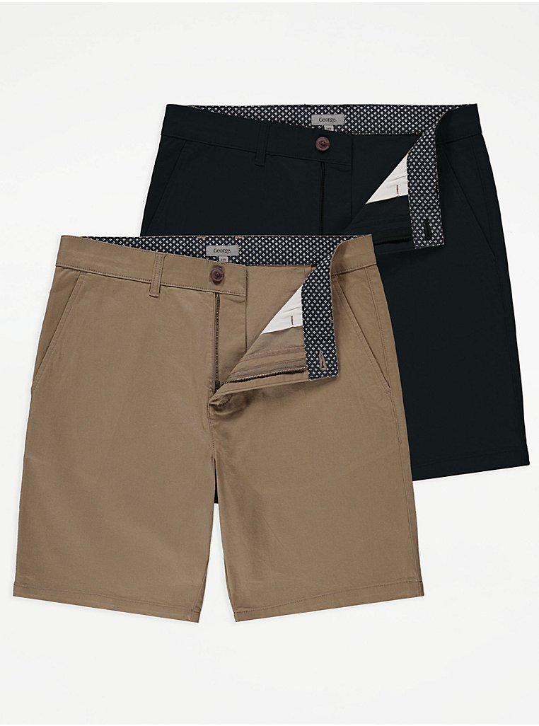 Chino Shorts 2 Pack, Men