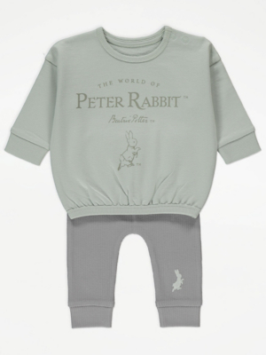 x Peter Rabbit striped cotton polo shirt