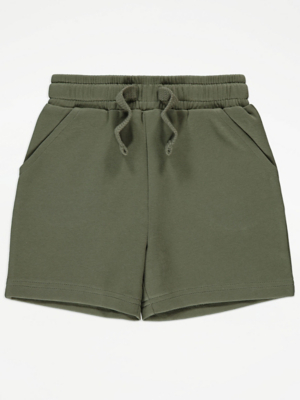 Khaki Jersey Shorts