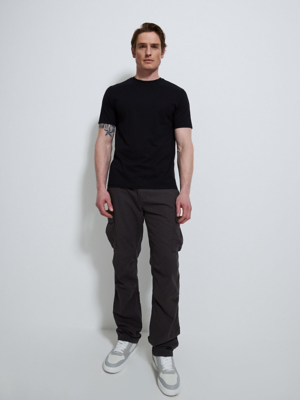 Charcoal Cargo Trousers Men at ASDA