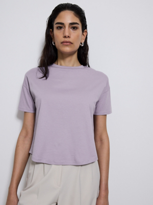 The Ziddi Prints-Lotus Flowers in Pond-Supima Cotton T-Shirt