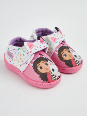 Gabby’s Dollhouse Flip Flops Für Kinder – Weiß & Rosa, Größe 28/29 – 100 % EVA – Spaß Am Pool Oder Strand