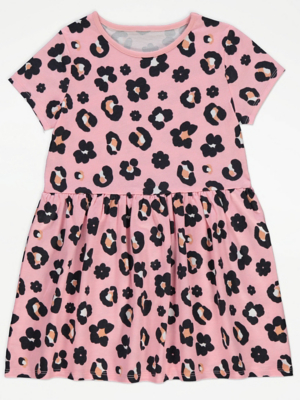 Oui Animal Print Jersey Dress 76179 728 main image 0