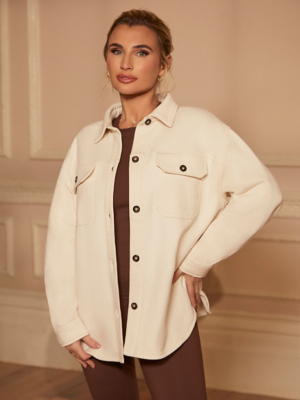 Billie Faiers Cream Shacket