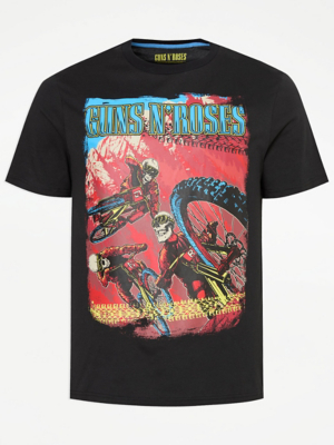 Guns N' Roses Skull Graphic T-Shirt | Men | George at ASDA