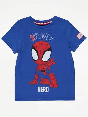 Marvel Spider-Man Blue Short Sleeve T-Shirt