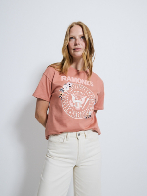 Pink Rust Floral T-Shirt | Women | George at ASDA