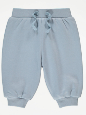 Pale Blue Joggers Baby at ASDA