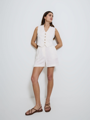4TAILORS - The Sundae Shorts White