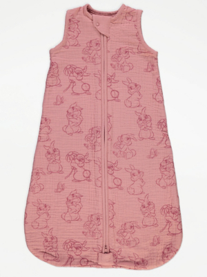 Disney Bambi Miss Bunny Pink 0.5 Tog Sleeping Bag Baby at ASDA