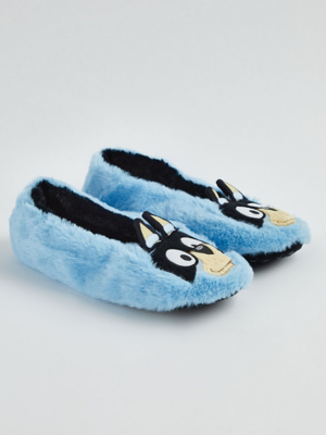 Bluey Faux Fur Slipper Socks Men at ASDA